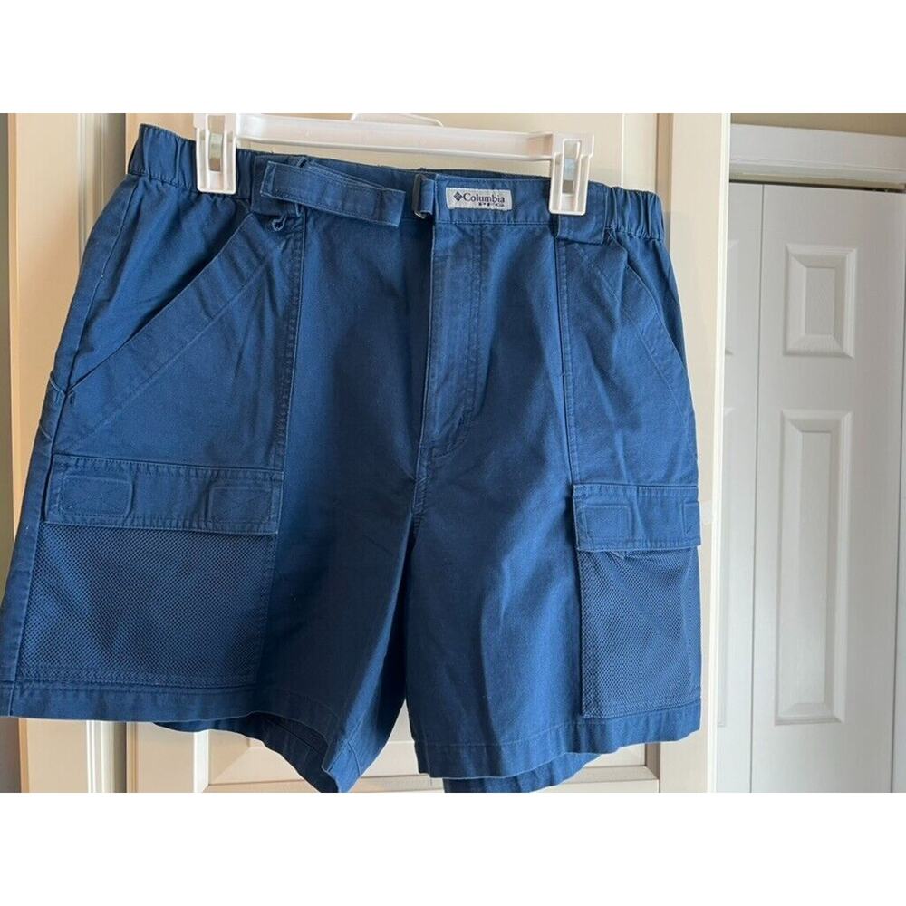 NWOT Columbia PFG Stand-Up Deep Pocket Cargo Mesh Fishing Men's Shorts SIZE L